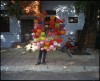 Un vendeur de ballons, Ninh Binh, nord Vietnam Un vendeur de ballons, Ninh Binh, nord Vietnam
