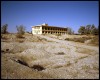 Ancien hotel au bord de la mer morte.