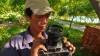  Ouvrier dans un chantier. Quan Lan. vietnam